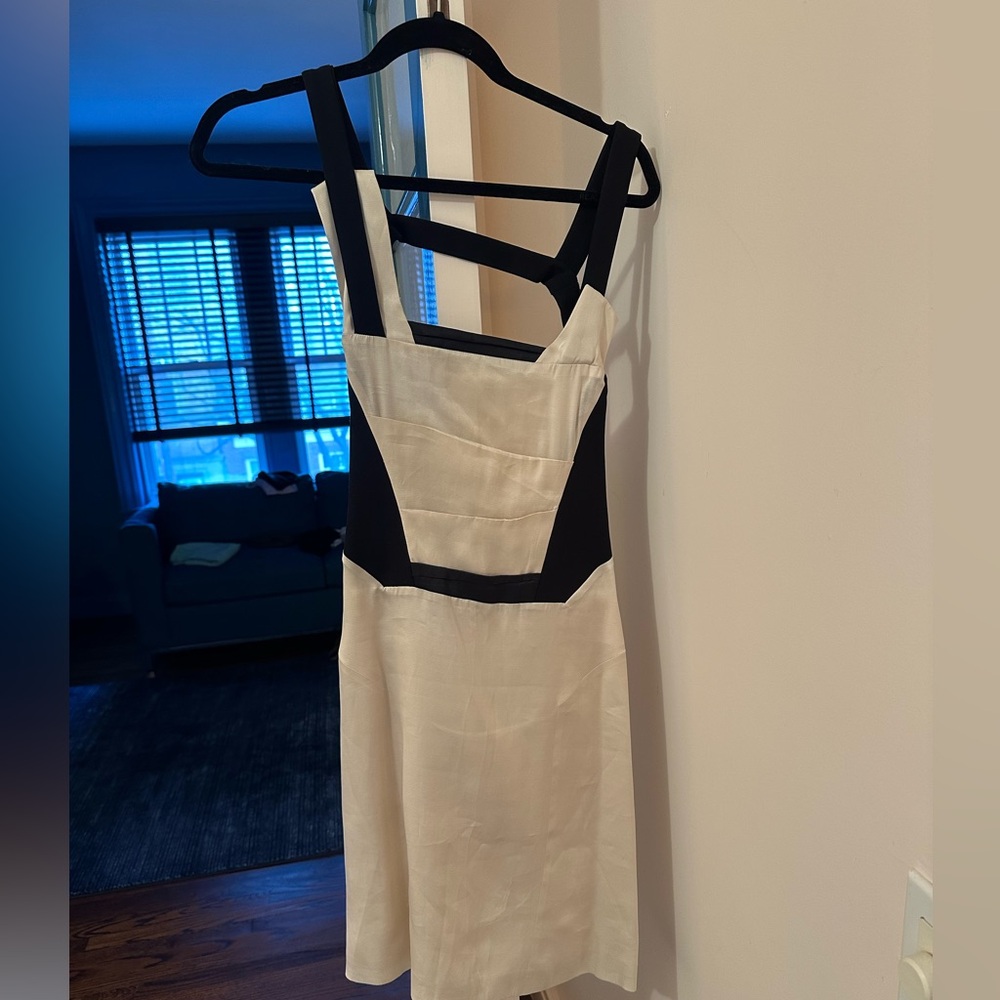 Sexy helmet lang silk dress
